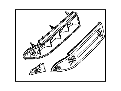 1993 Buick Regal Tail Light - 5977077