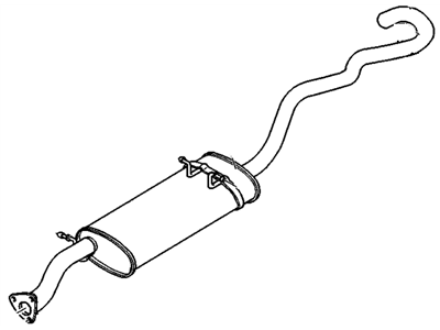 1996 Chevrolet S10 Exhaust Pipe - 15727713