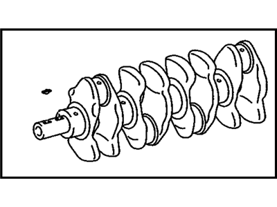 2009 Pontiac Vibe Crankshaft - 19185565