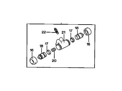 1995 Chevrolet Prizm Wheel Cylinder - 94856391