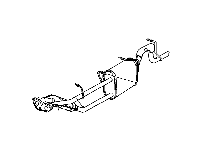 1998 Chevrolet C3500 Muffler - 15734400