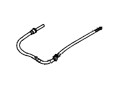 GMC S15 Parking Brake Cable - 14049530