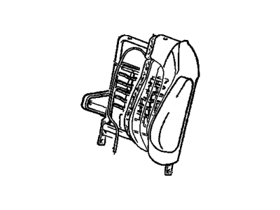 GM 12478898 Frame,Passenger Seat Back Cushion