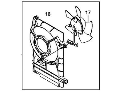 GM 96536520 Fan Asm,Auxiliary Engine Coolant