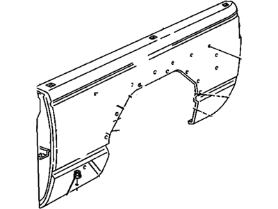 GM 15665465 Panel Asm,Pick Up Box Side LH