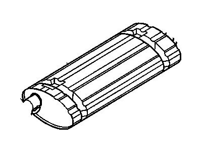 GM 15722096 Exhaust Muffler Assembly (W/ Exhaust Pipe & Tail Pipe)