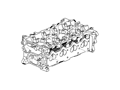 2014 Chevrolet Spark Cylinder Head - 25195269