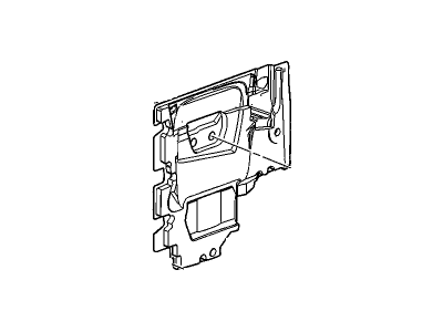 GM 20790443 Deflector Assembly, Rear Side Door Water