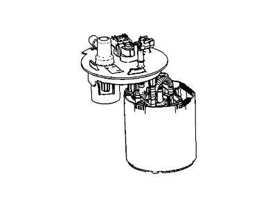 GM 13578371 Fuel Tank Fuel Pump Module Kit (W/O Fuel Level Sensor)