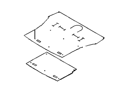 GM 96483244 Panel,Load Floor Rear