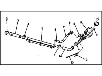 GM 84327855 Pipe Assembly, Fuel Tank Filler
