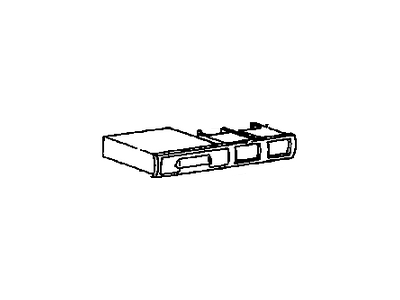 GM 10130729 Outlet Assembly, Instrument Panel Outer Air (W/Instrument Panel Cup Holder) *Sapphire