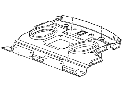 GM 9014367 Cover, Rear Window Trim Panel Speaker Opening