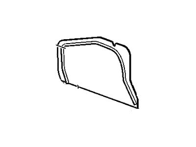 GM 15906878 Deflector, Quarter Inner Panel Water