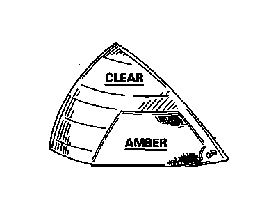 GM 96063709 Lens,Parking & Side Marker Lamp