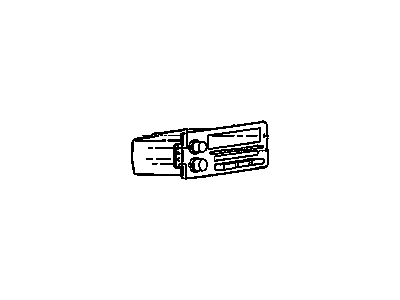 GM 16228042 Radio Assembly, Amplitude Modulation/Frequency Modulation Stereo & Clock & Tape Player