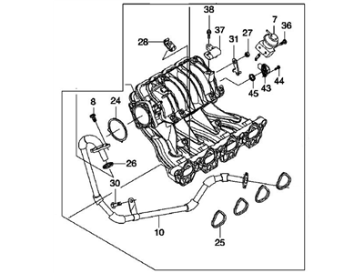 GM 25189256 Manifold Asm,Intake