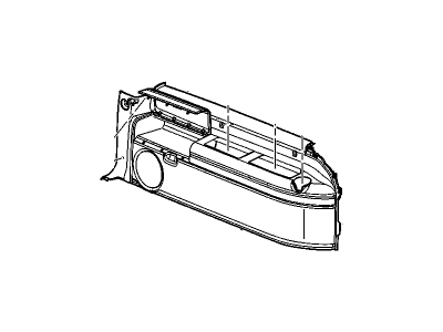 GM 15133259 Panel Assembly, Body Side Trim *Pewter R