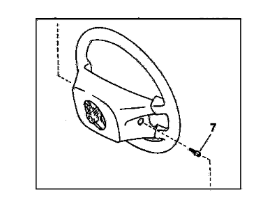 Chevrolet Prizm Steering Wheel - 94857871