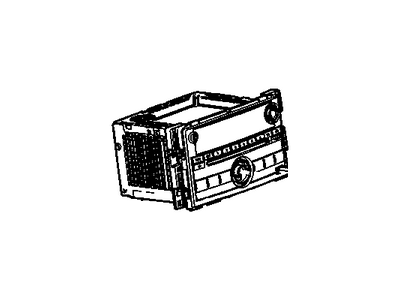 GM 20940644 Radio Assembly, Amplitude Modulation/Frequency Modulation Stereo & Clock & Mp3 Player