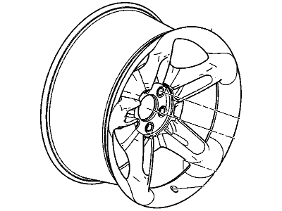 GM 15104064 Wheel Rim, Front