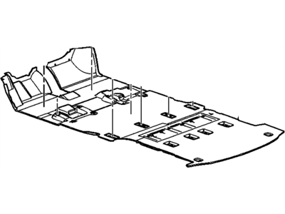 GM 25878258 Carpet Assembly, Floor Panel *Cashmere E