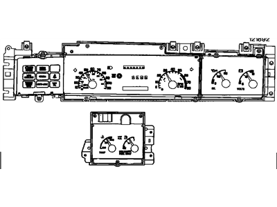 1992 Buick Regal Instrument Cluster - 16139884