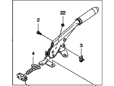 GM 96534830 Lever Asm,Parking Brake