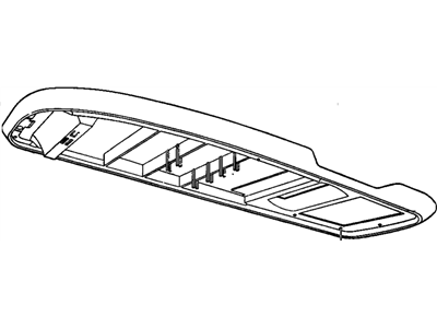 GM 15068553 CONSOLE, Roof Console