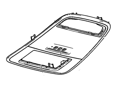 GM 23149039 Console Assembly, Roof *Neutral