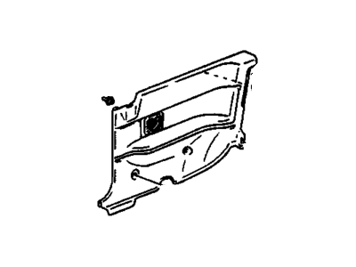 GM 96060942 Panel, Quarter Lower Lh