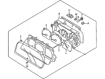 GM 30021781 Speedometer Instrument Cluster (On Esn)