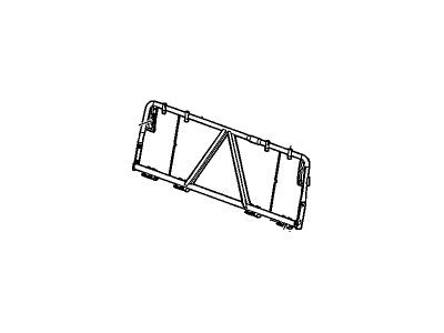 GM 89043913 Frame,Rear Seat Back Cushion