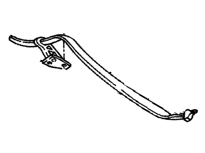 GM 15674015 GUIDE, Seat Belt