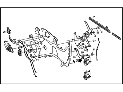 1997 Oldsmobile Achieva Body Control Module - 22723555