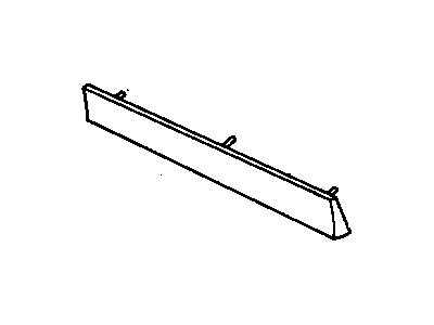 GM 20578226 Deflector,Dr Lower Air