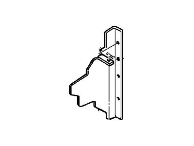 GM 25554622 Baffle, Radiator Air Side