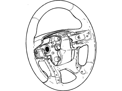 GM 84044735 Steering Wheel Assembly *Cocoa