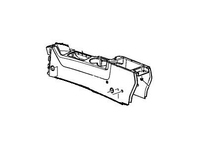 GM 25900133 Console Assembly, Front Floor *Ebony