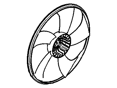 GM 25881843 Blade Assembly, Fan