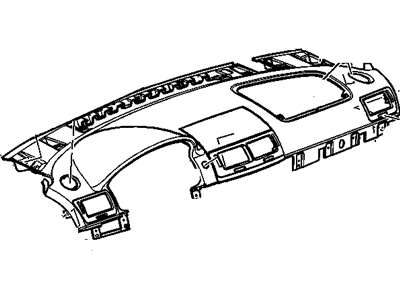 2007 Chevrolet Cobalt Dash Panel Vent Portion Covers - 15274557