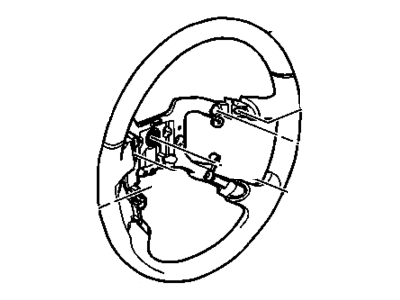 GM 25922428 Wheel Assembly, Steering *Titanium