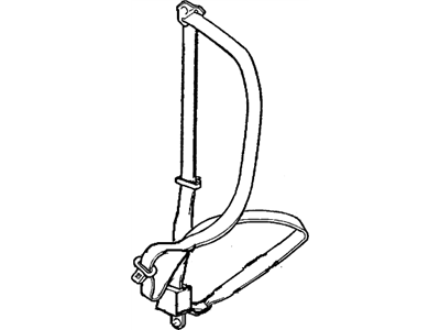 2006 GMC Savana Seat Belt - 19303304