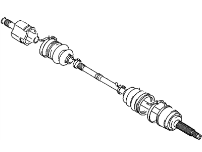 GM 96068969 Front Wheel Drive Shaft