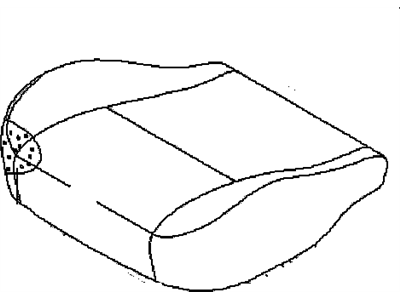 Pontiac G3 Seat Cushion Pad - 96870142