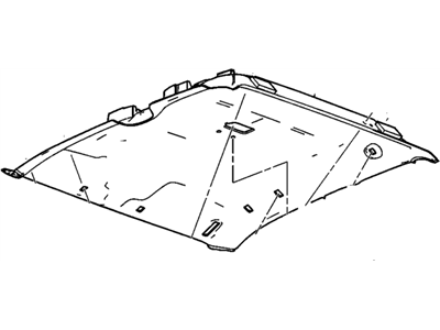 GM 15779709 Panel Assembly, Headlining Trim *Gray Y