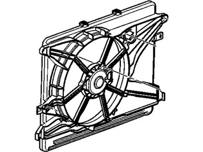 GM 89019142 Shroud,Engine Coolant Fan