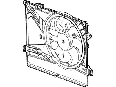 Buick Encore Radiator fan - 95026336