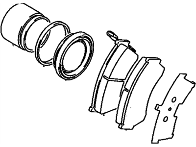 GM 96062156 Caliper Asm,Front Brake,L (On Esn)