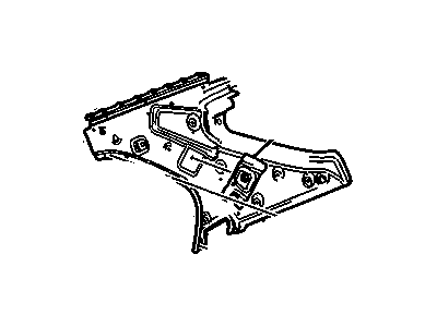 GM 20901816 Panel Assembly, Quarter Inner Rear